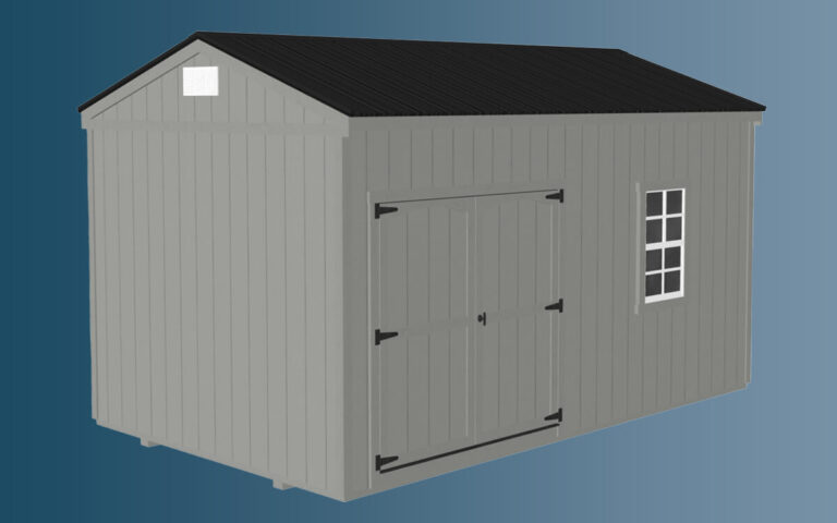 Graphic of garden shed
