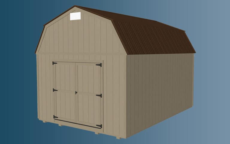 Graphic of brown lofted barn