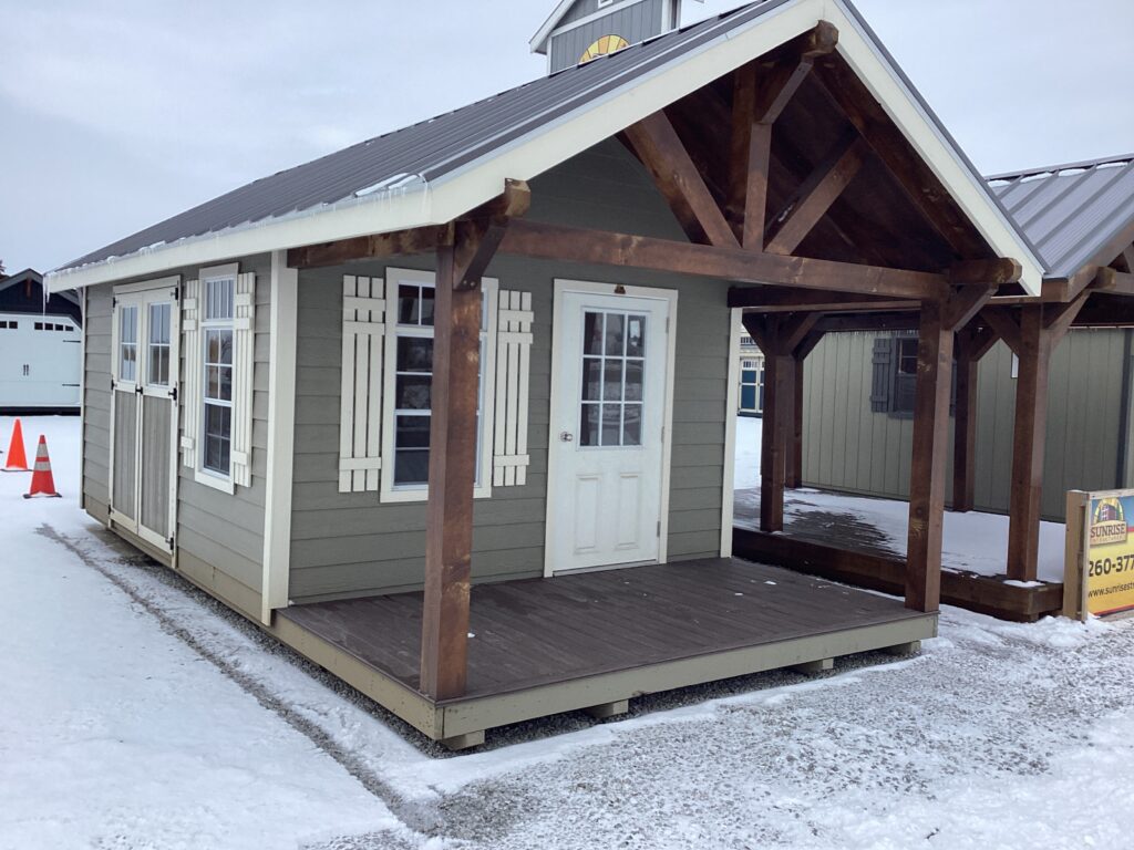 Gable Cabin Elite: 12' x 22'