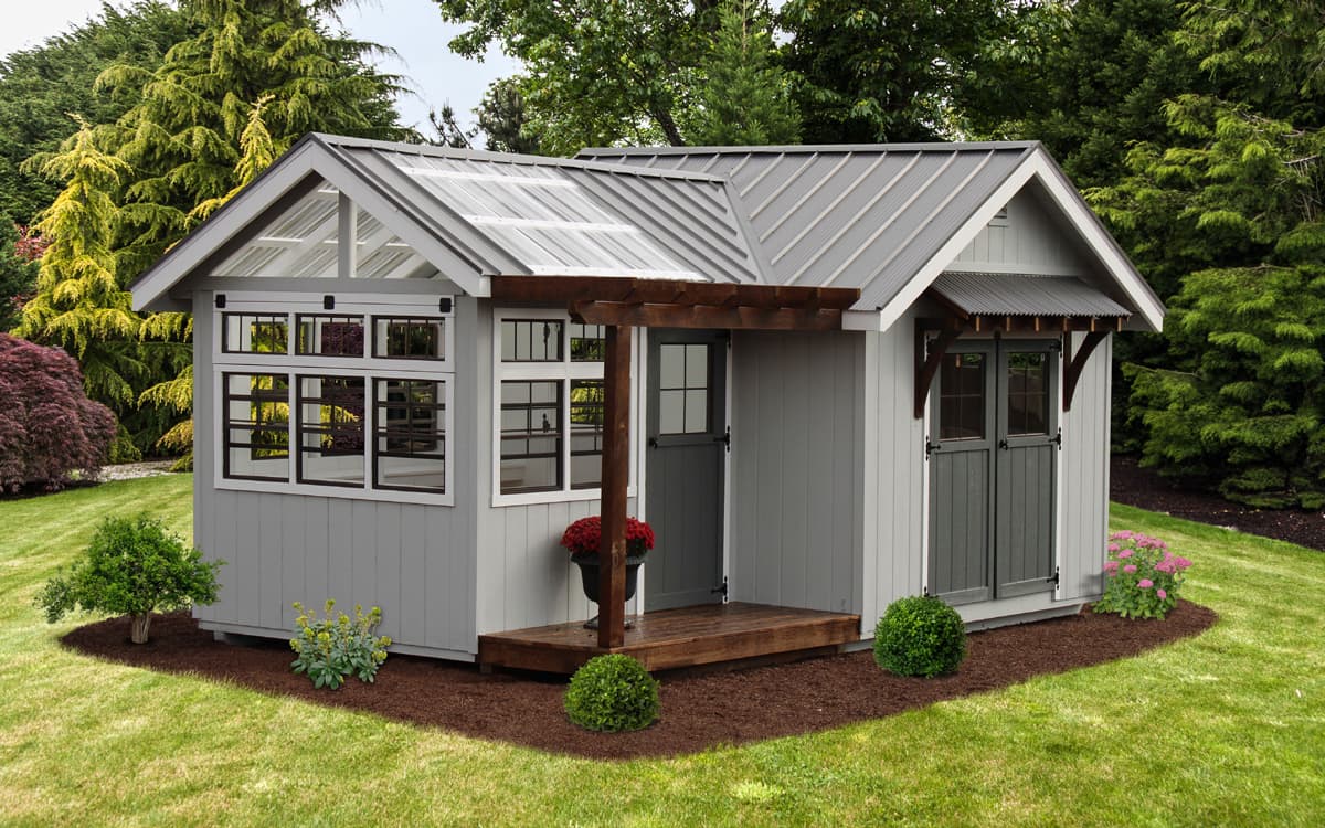 Garden Oasis Tool Shed by Sunrise Structures