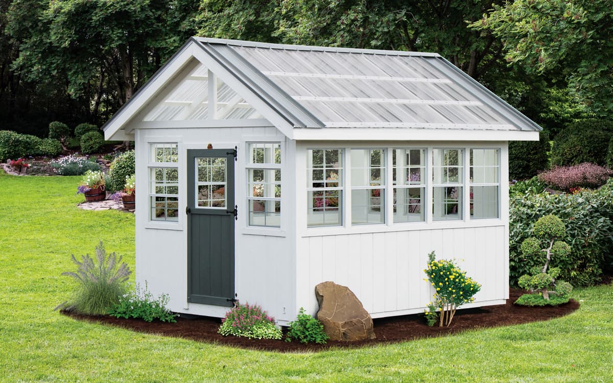 Green House Shed by Sunrise Structures