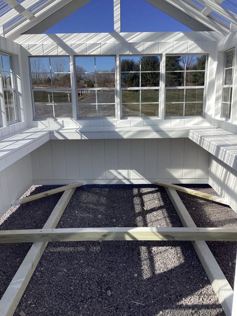 Greenhouse: 10' x 12'