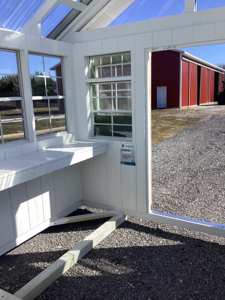 Greenhouse: 10' x 12'