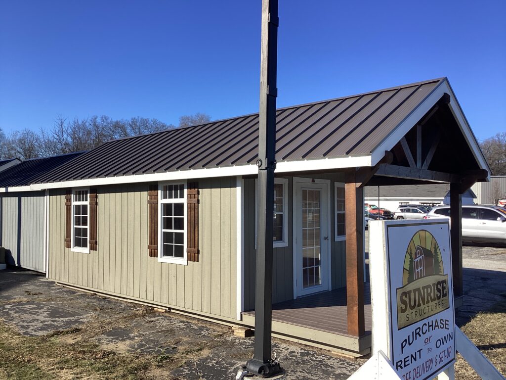 Gable Cabin Elite: 12' x 26'