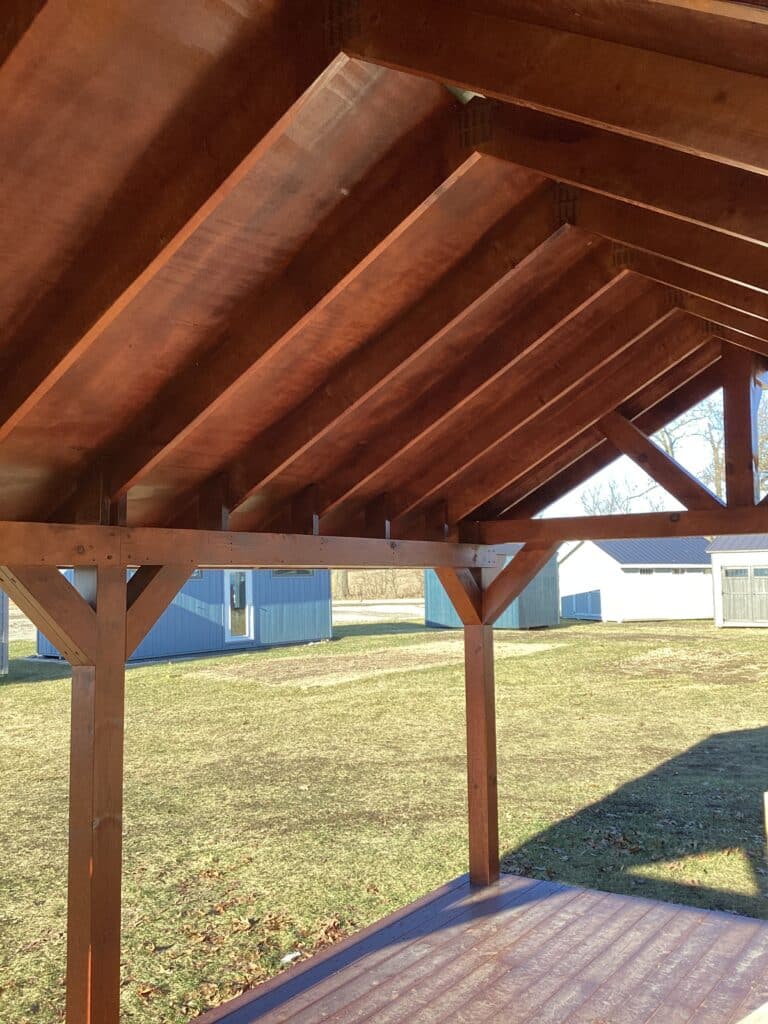 Rustic Pavilion: 12' x 20'