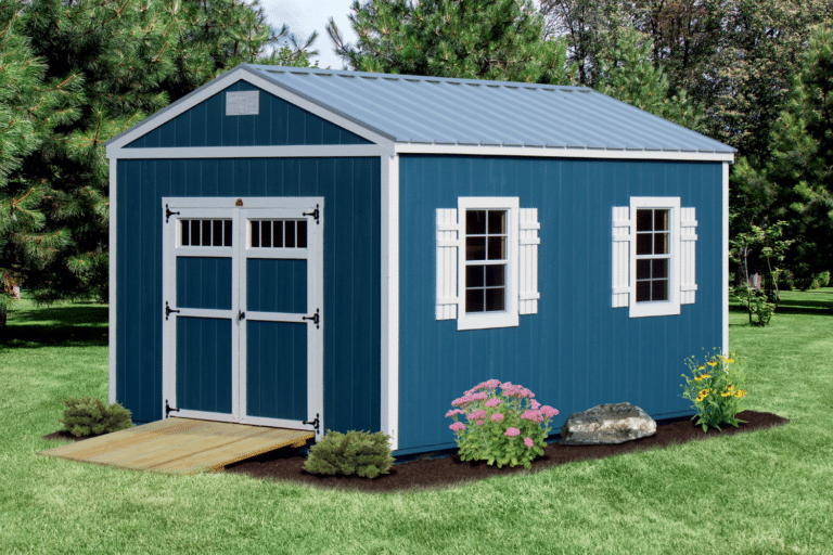 Blue Utility Shed, Pro Series