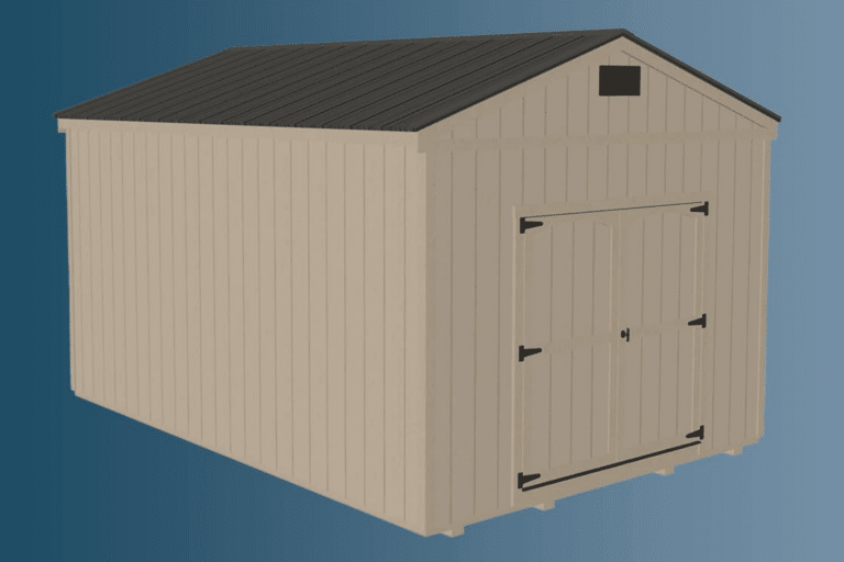 Khaki Utility Shed Graphic, Value Series