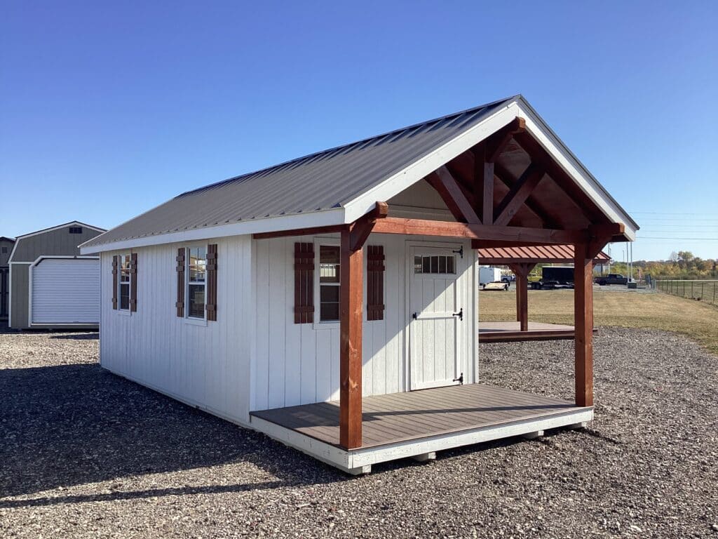 Gable Cabin Elite: 12' x 26'