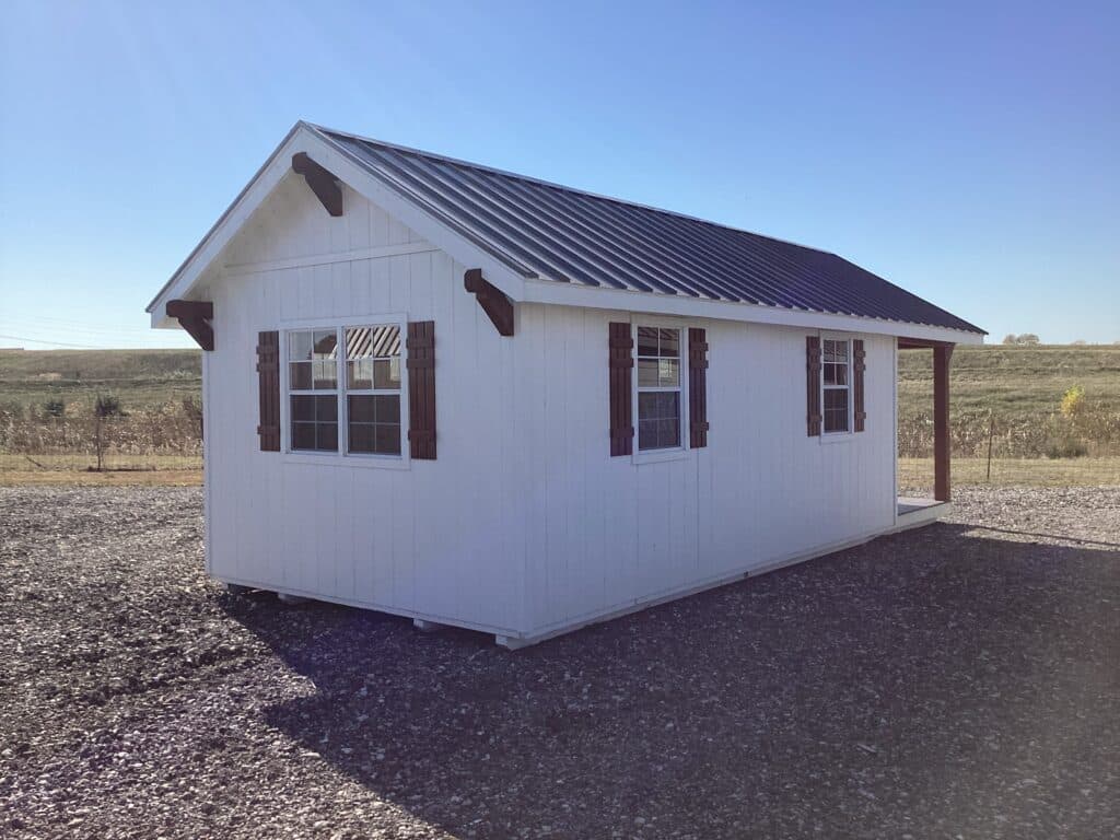 Gable Cabin Elite: 12' x 26'